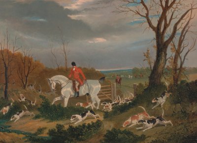 The Suffolk Hunt - Going to Cover Near Herringswell by John F. Herring